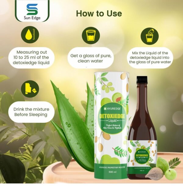 Detoxiedge2 Aloe Triphala Detoxedge 500ml
