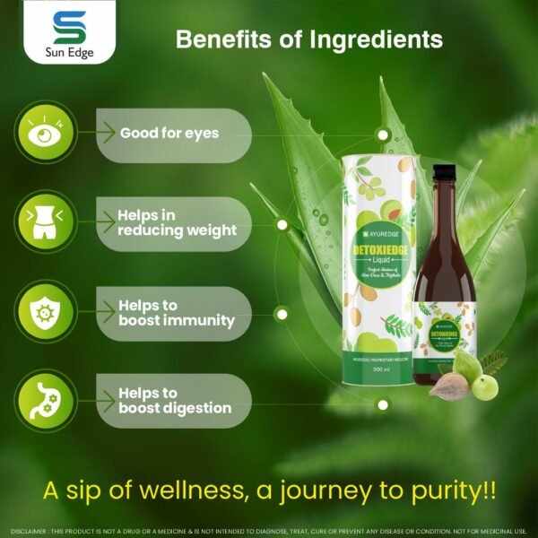 Detoxiedge3 Aloe Triphala Detoxedge 500ml