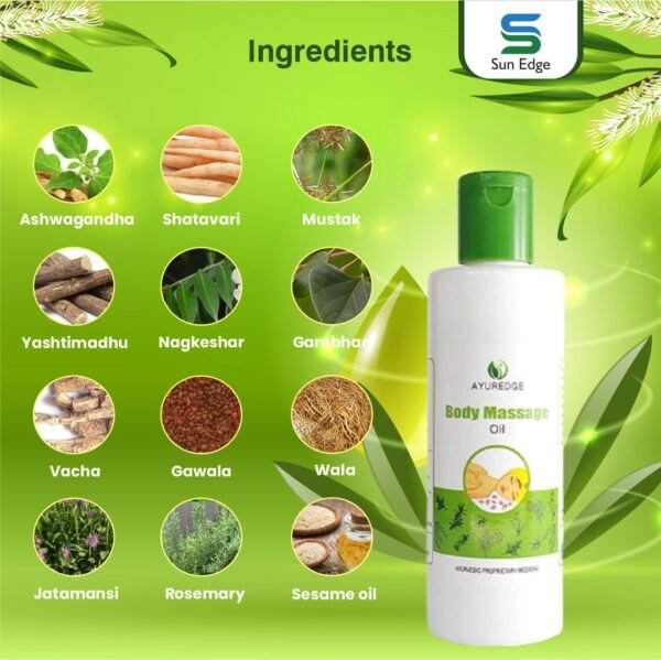 body massage oil2 Body Massage Oil 200 ML