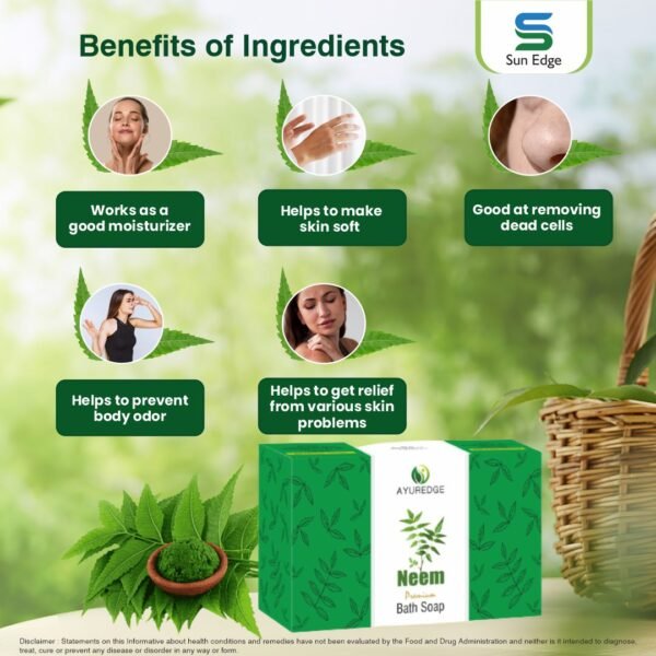 neem soap2 Neem Bath Soap 100 GM
