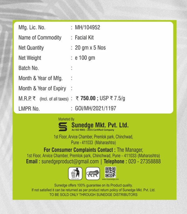 aloe kit mrp Aloe Vera Facial Kit