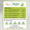 aloe kit step Aloe Vera Facial Kit