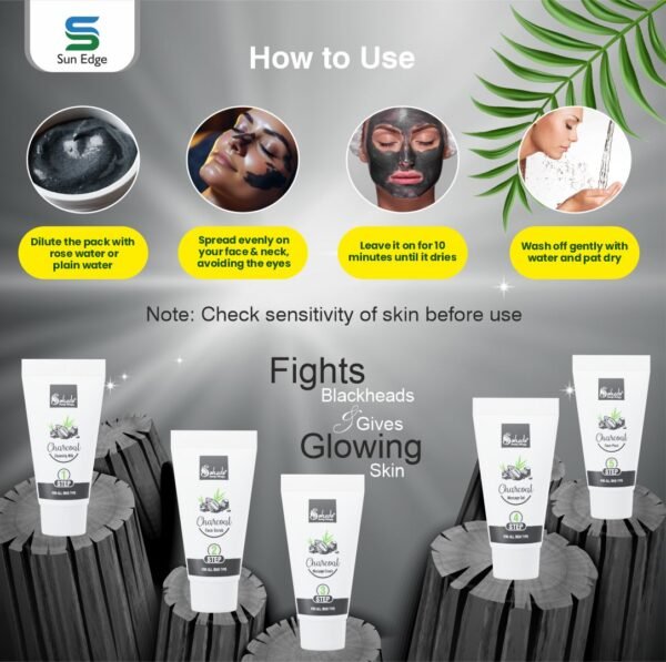 charcoal facial kit2 Charcoal Facial Kit