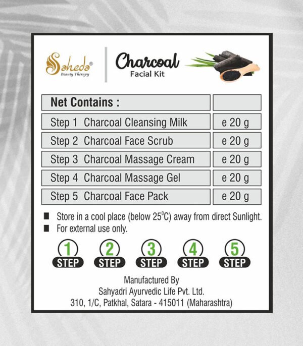 charcole kit pack Charcoal Facial Kit