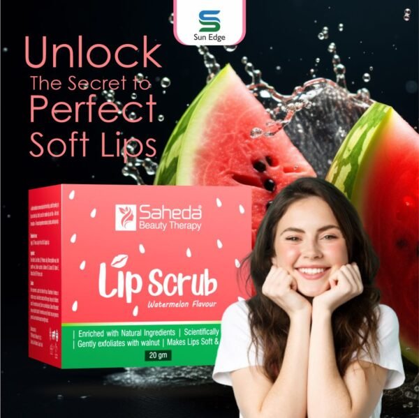 lip scrub3 Saheda Lip Scrub 20 GM