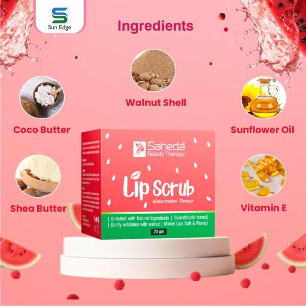 lip scrub5 Saheda Lip Scrub 20 GM