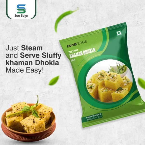 Instant Khaman Dhokla Mix – Soft, Spongy & Irresistible! -200 gm